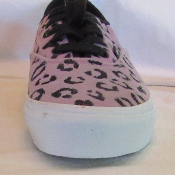 Vans Lavender and Black Leopard Print Sneakers Size 9 Ultracush Sole EUC - Picture 3 of 13